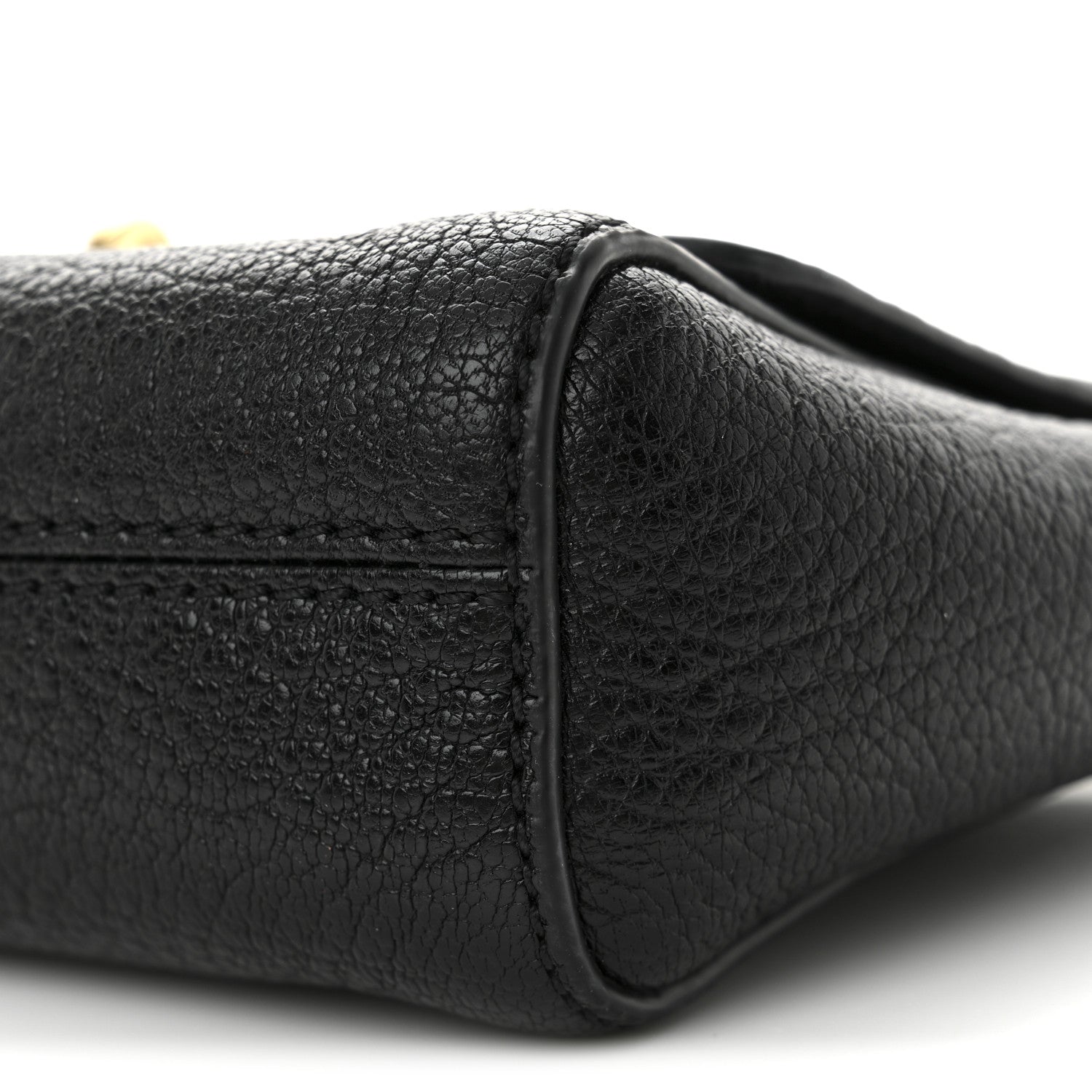 Mulberry Glossy Goatskin Mini Lily Flap Black 11 of 11