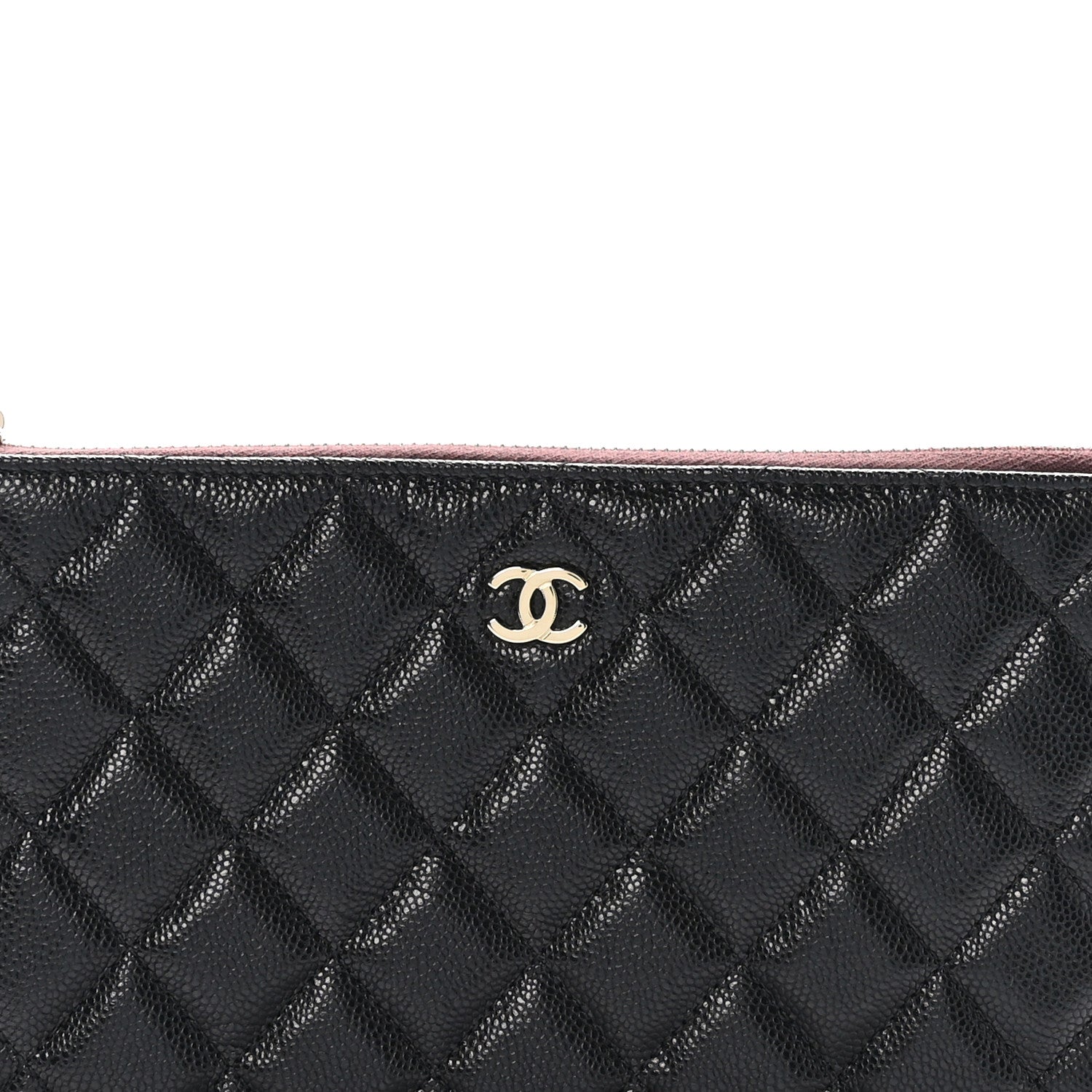 Chanel Caviar Quilted Small Zipped Pouch Black 8 of 9