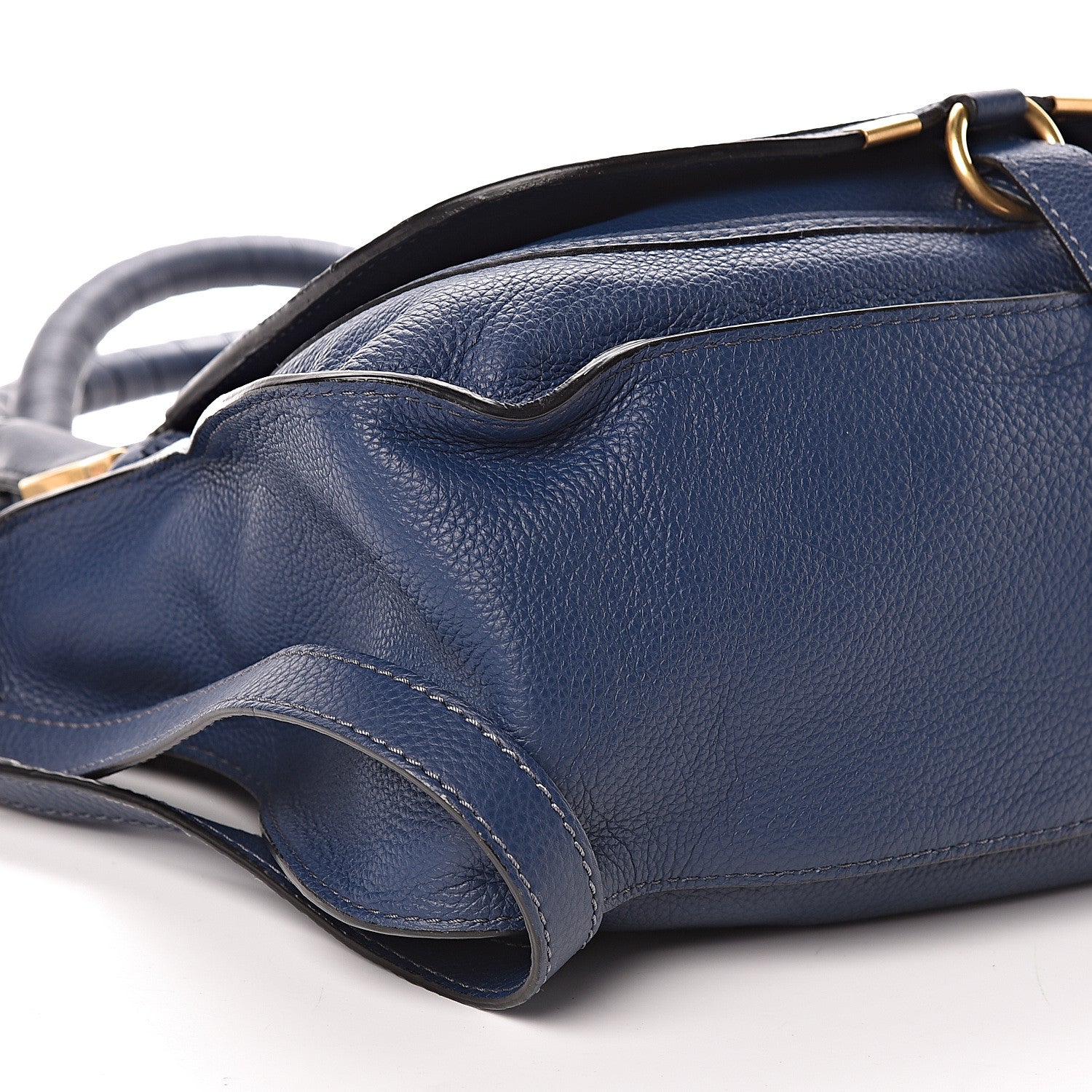 Chloe Calfskin Medium Marcie Satchel Royal Navy 10 of 12