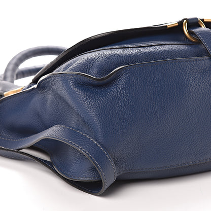 Chloe Calfskin Medium Marcie Satchel Royal Navy 10 of 12