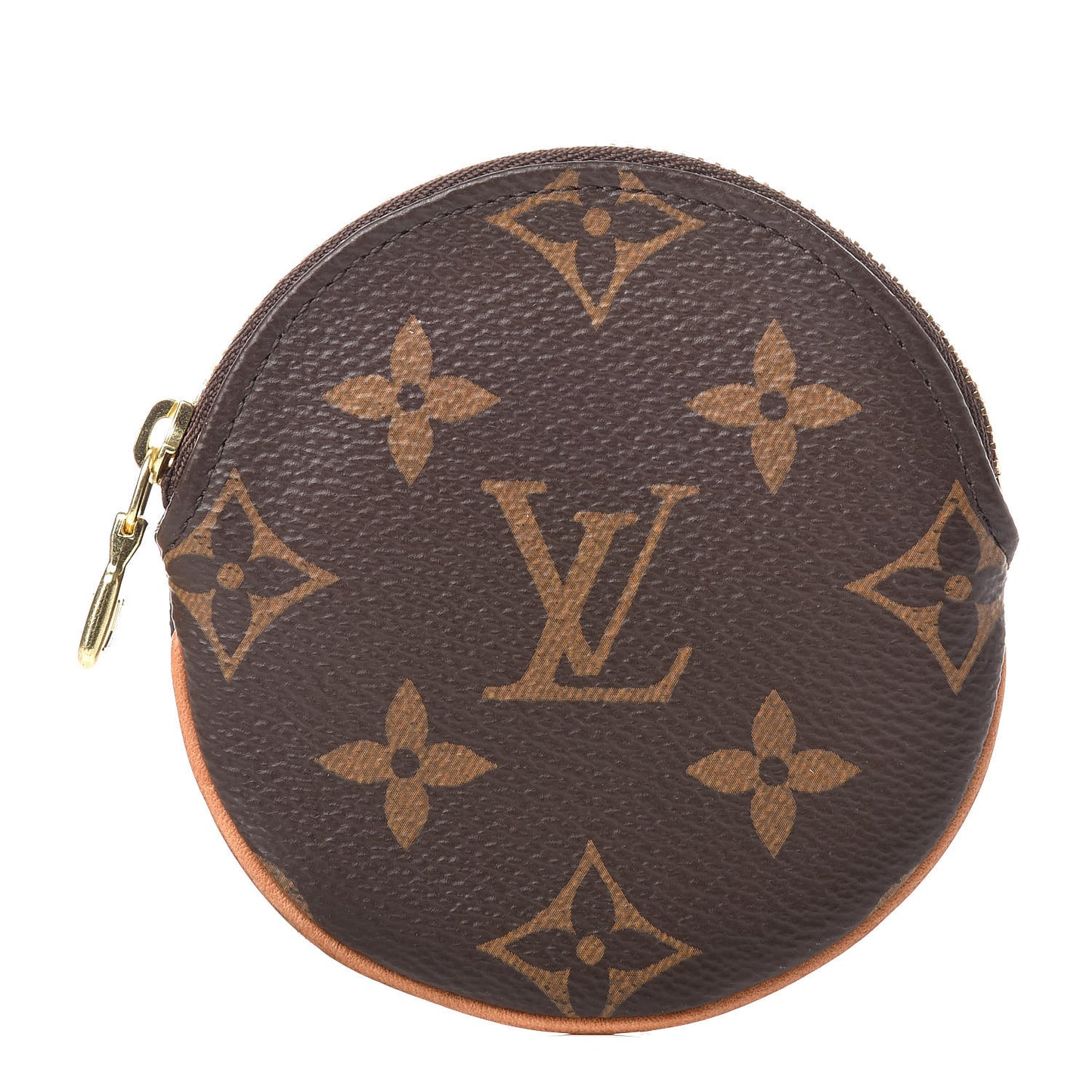 Monogram Round Coin Purse