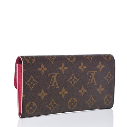 Louis Vuitton Monogram Bloom Flower Emilie Wallet 3 of 12