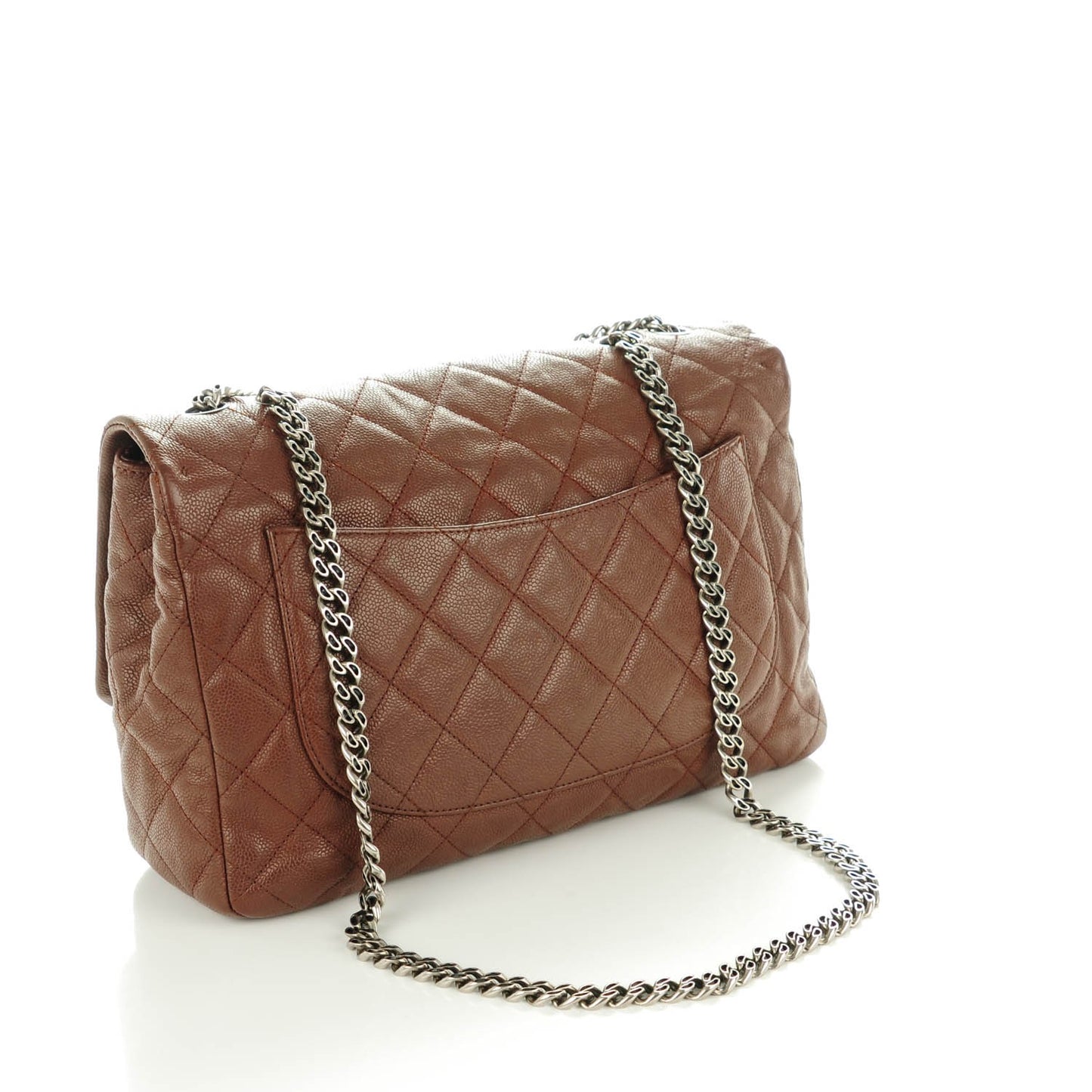 Washed Caviar Quilted 2.55 Reissue 227 Flap Brown