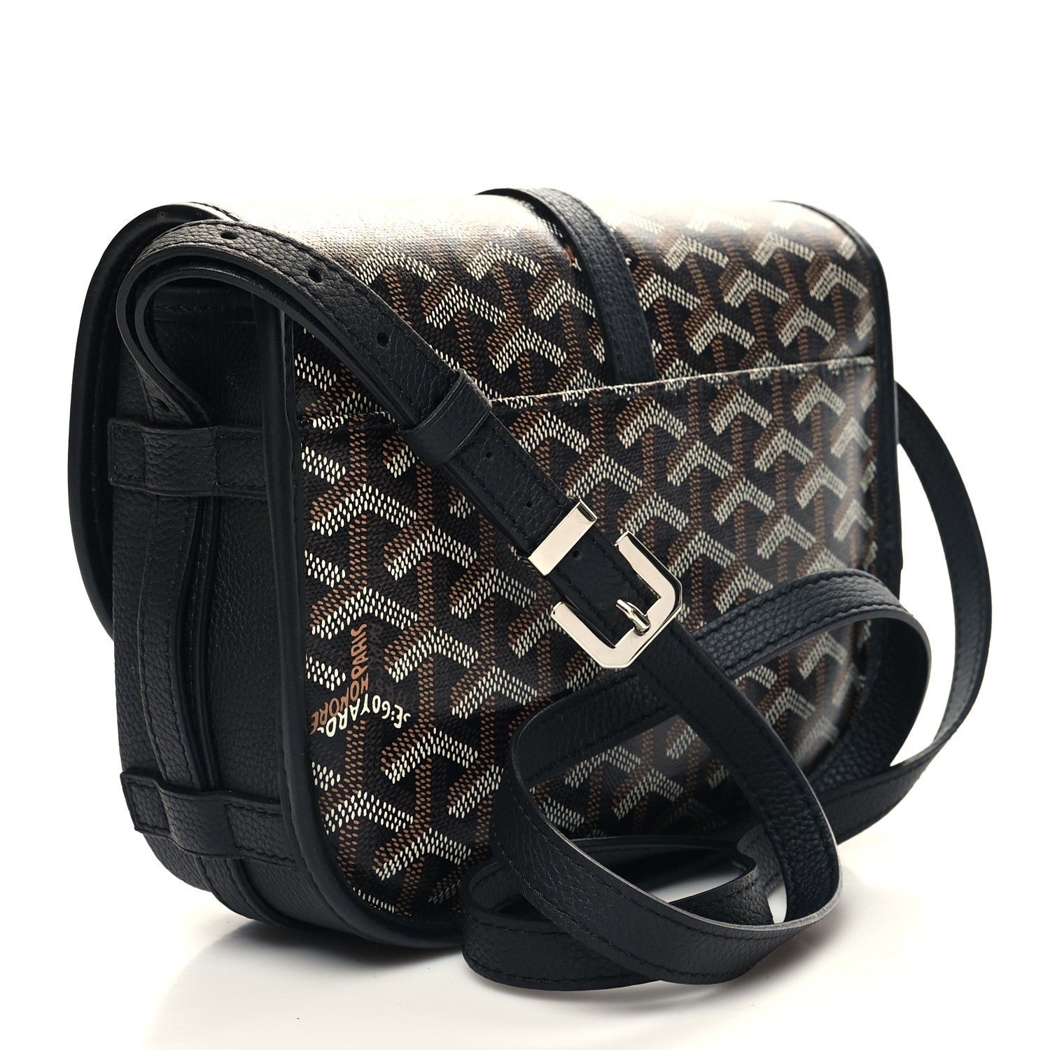 Goyard Goyardine Belvedere II PM Messenger Bag Black 3 of 10