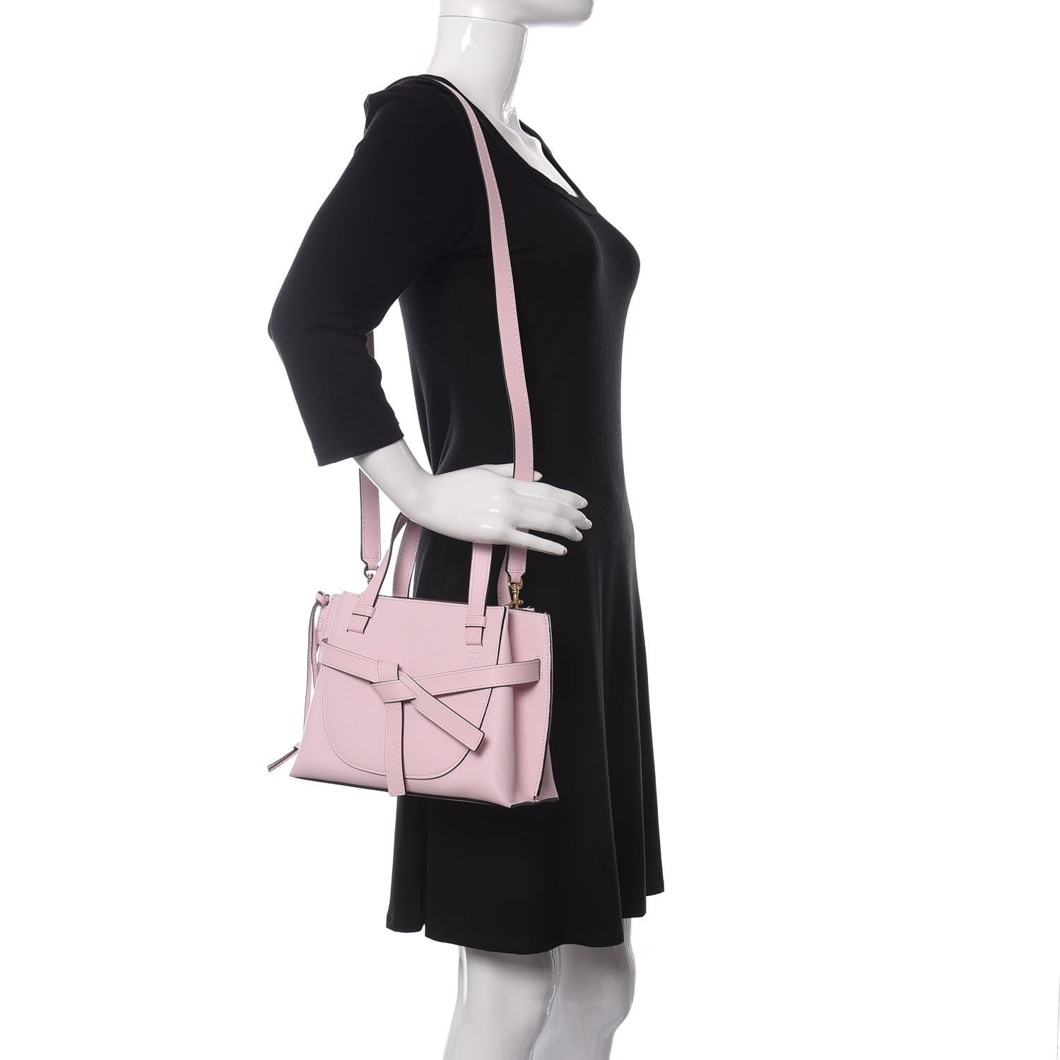 Loewe Calfskin Mini Gate Tote Icy Pink 2 of 9