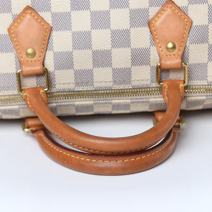 Louis Vuitton Damier Azur Speedy Bandouliere 30 14 of 22