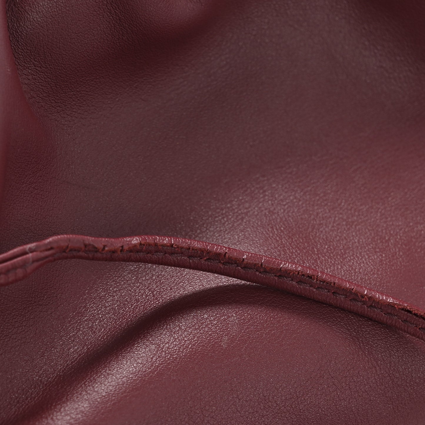 Butter Calfskin The Mini Pouch Bordeaux
