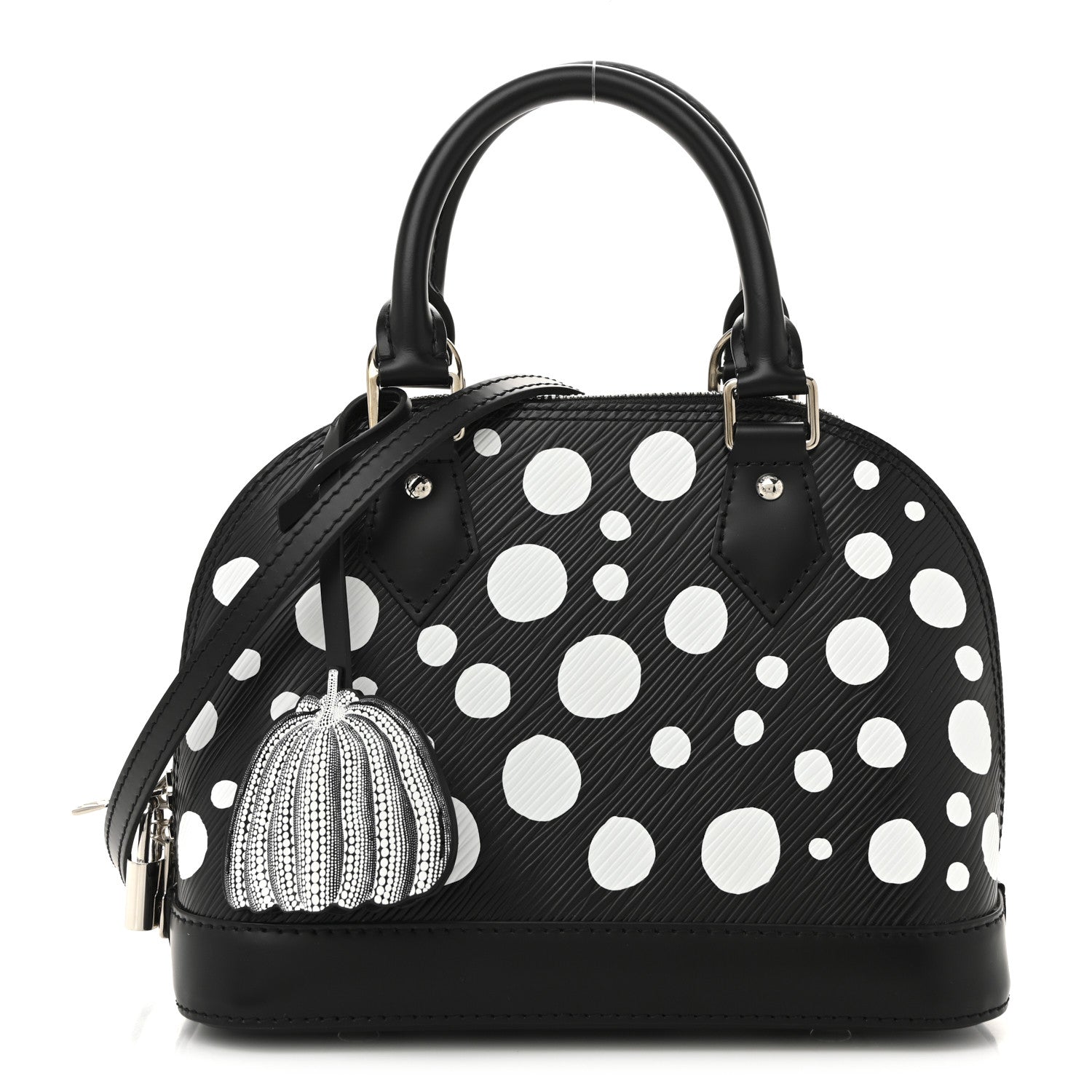 Louis Vuitton X YK Epi Alma BB Black White 1 of 11