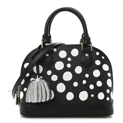 Louis Vuitton X YK Epi Alma BB Black White 1 of 11
