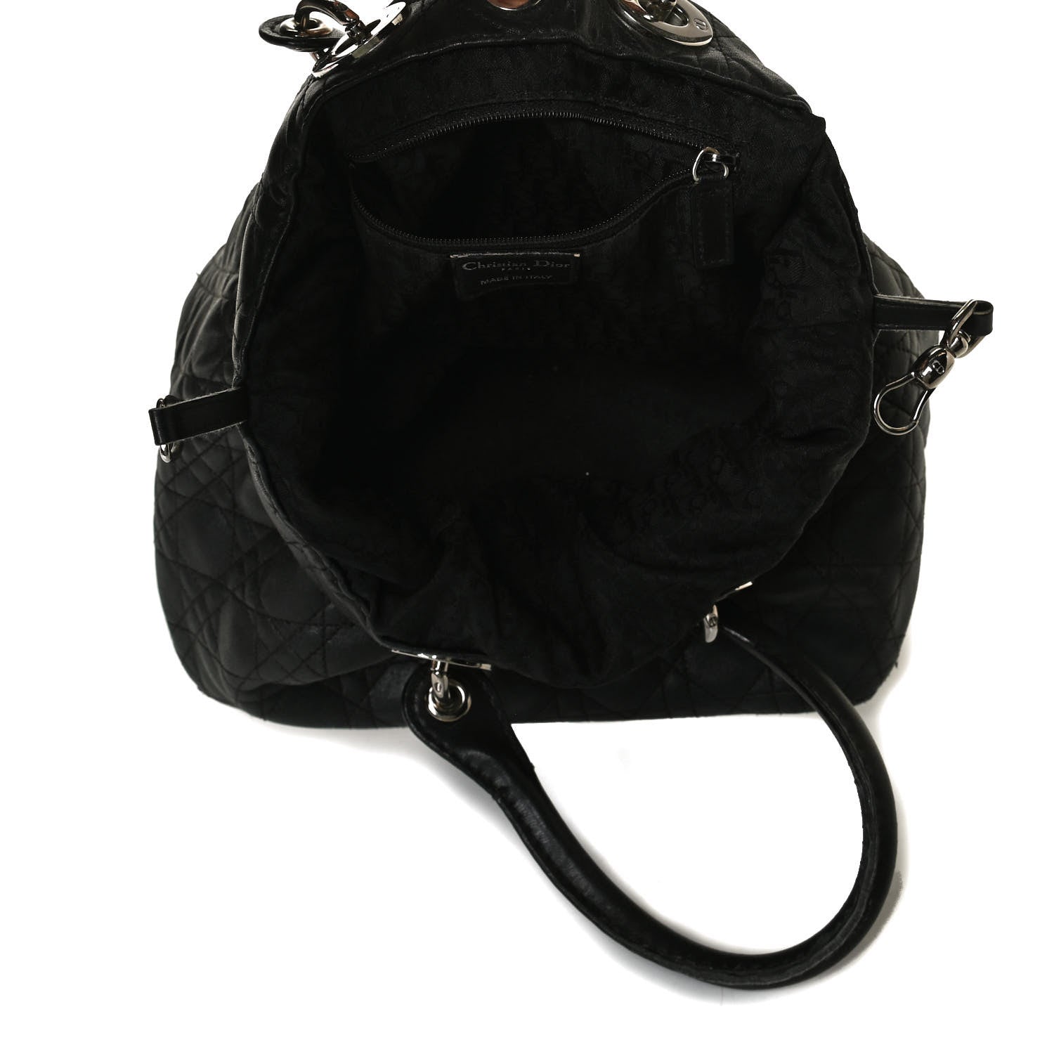 Christian Dior Lambskin Cannage Medium Soft Lady Dior Black 4 of 10