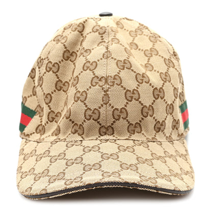 Gucci Monogram Web Baseball Hat XXL Beige Cocoa 3 of 10
