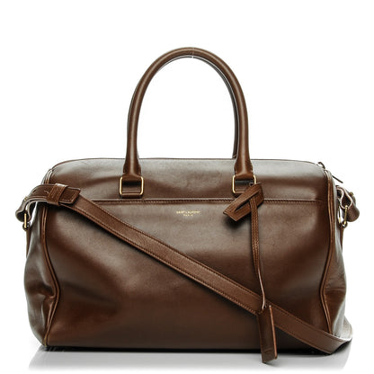 Saint Laurent Calfskin Classic Duffle 6 Cognac 1 of 13