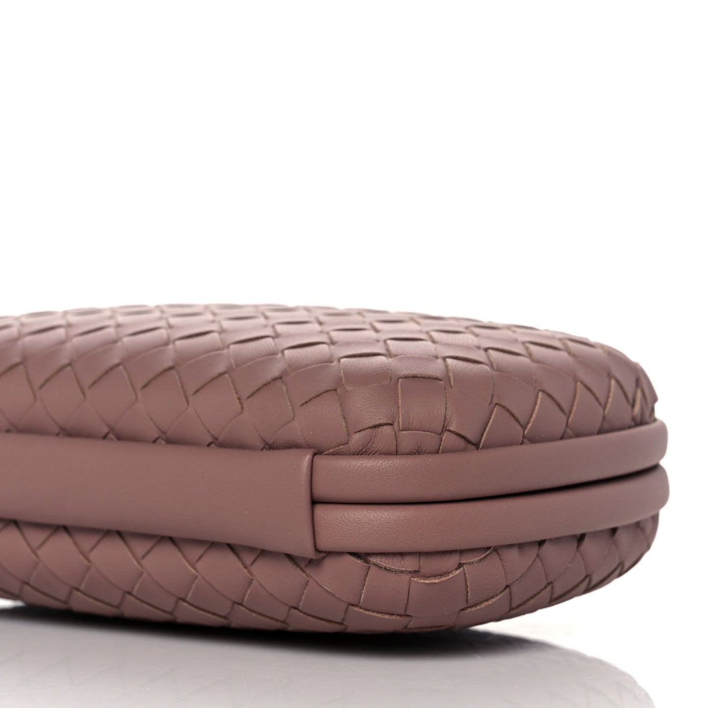 Nappa Intrecciato Chain Knot Clutch Watteau