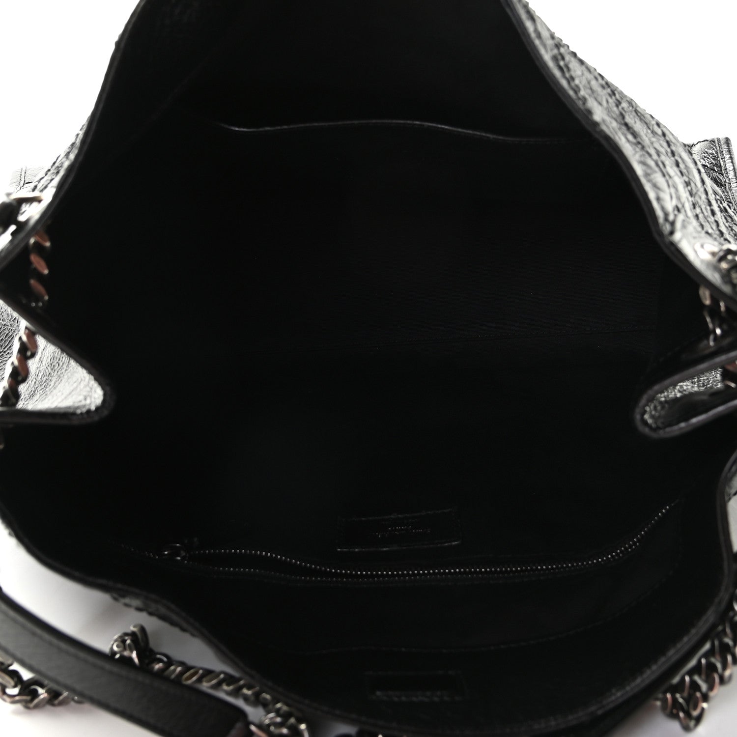 Saint Laurent Crinkled Calfskin Matelasse Monogram Niki Shoulder Bag Black 5 of 9