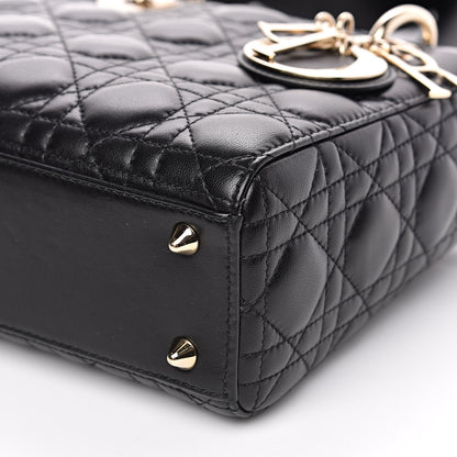 Christian Dior Lambskin Cannage Small My ABCDior Lady Dior Black 9 of 13