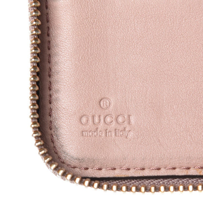 Gucci Patent Soho Zip Around Wallet Dark Cipria 6 of 17