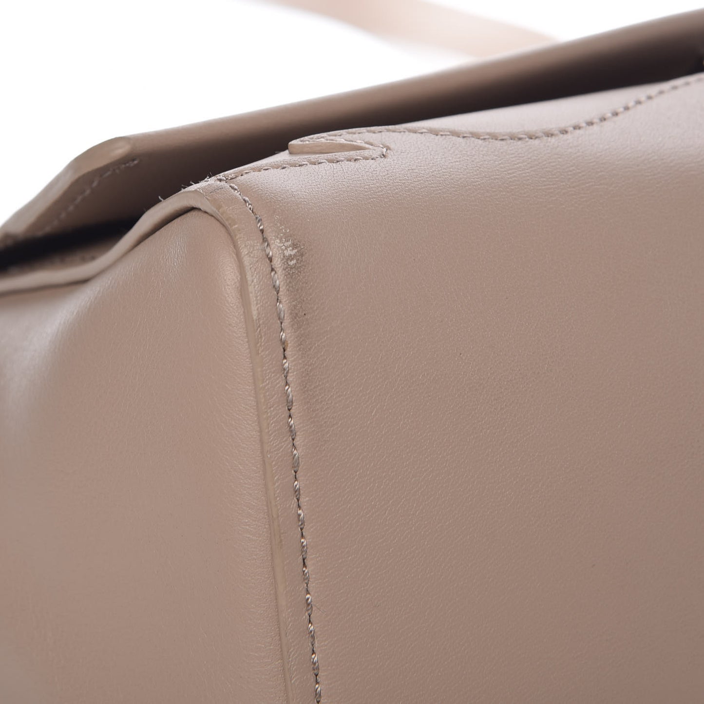 3.1 Calfskin Ames Flap Shoulder Bag Beige