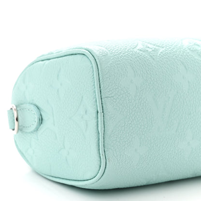Louis Vuitton Empreinte Monogram Nano Speedy Pearly Lagoon Turquoise 8 of 9