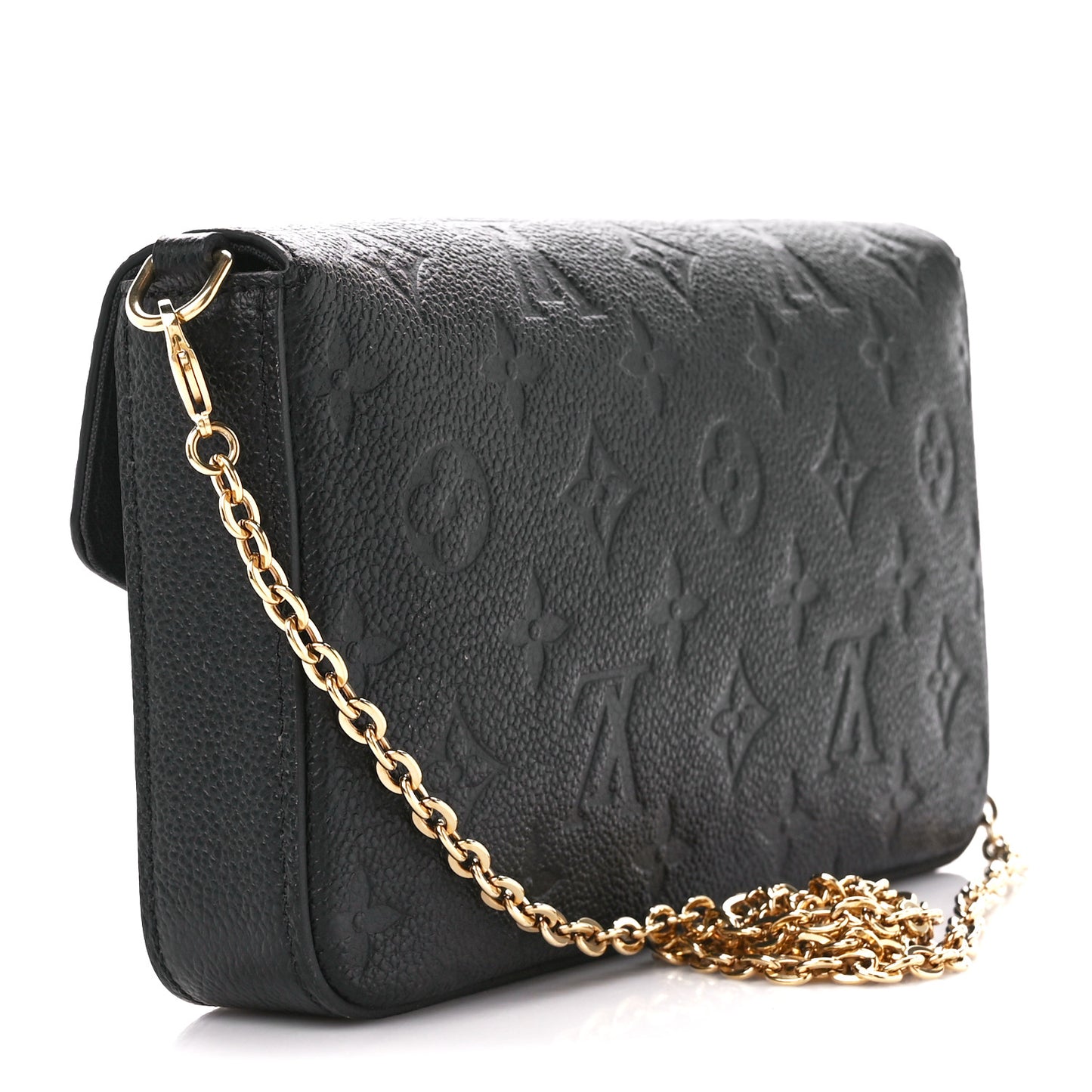 Empreinte Pochette Felicie Chain Wallet Black