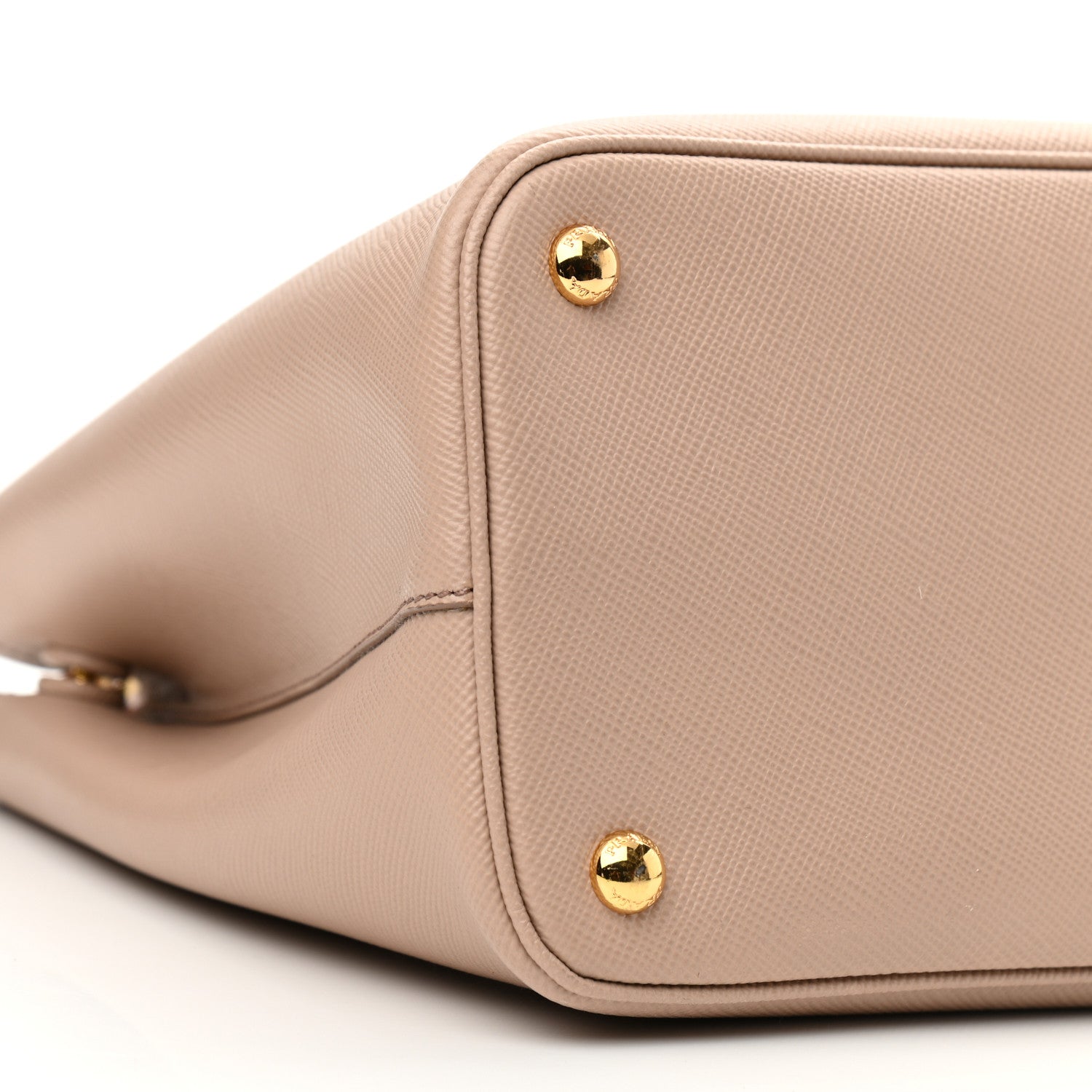 Prada Saffiano Cuir Medium Double Bag Cammeo Rosa 8 of 11