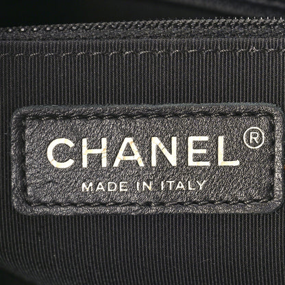 Chanel Lambskin Quilted Elegant CC Shopping Tote Black 6 of 9