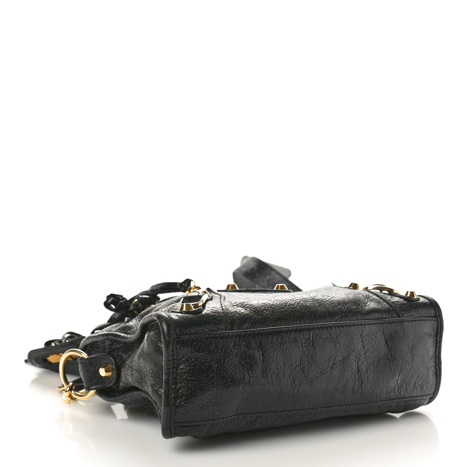 Balenciaga Agneau Classic Gold Hardware Mini City Black 5 of 12
