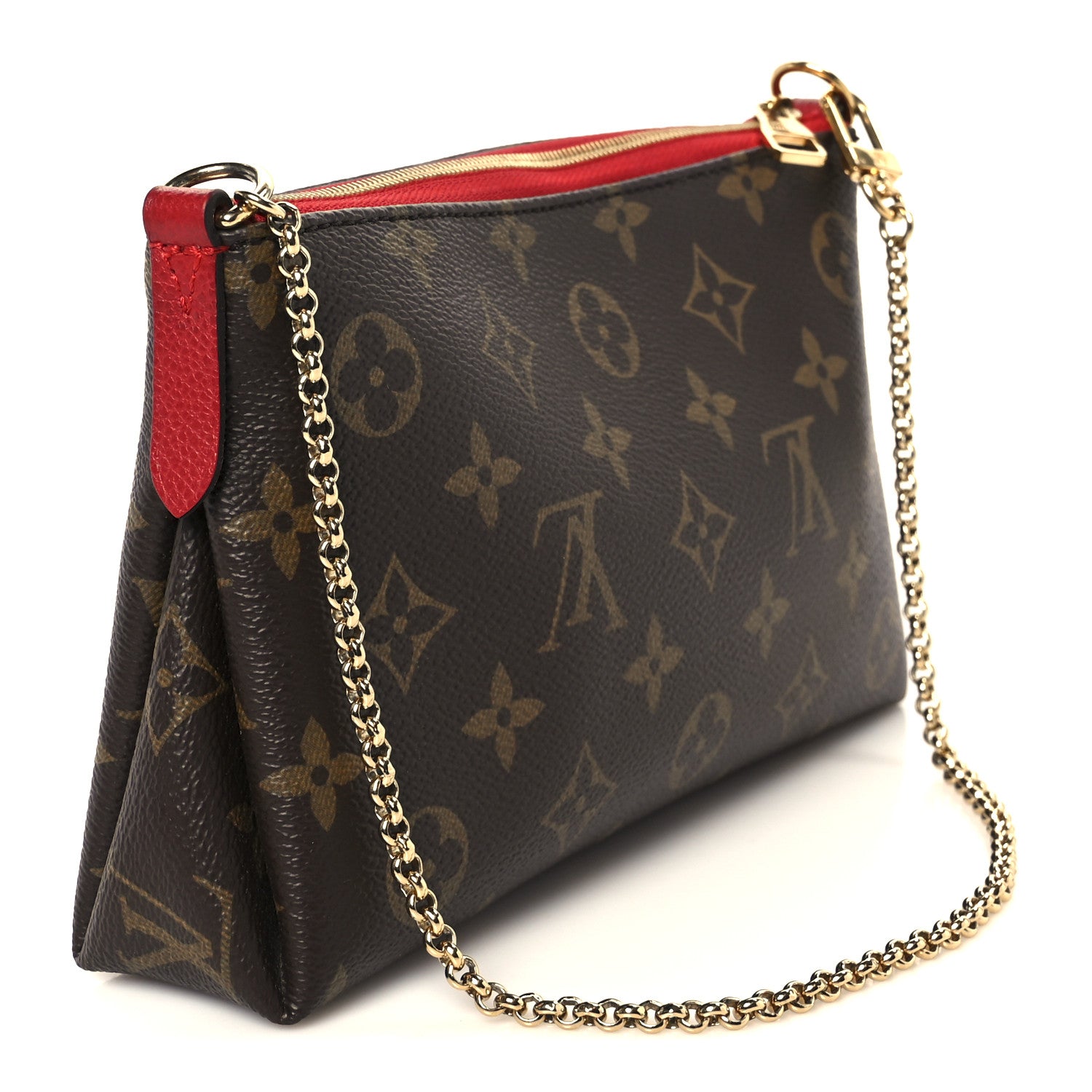 Louis Vuitton Monogram Pallas Clutch Cherry 3 of 11