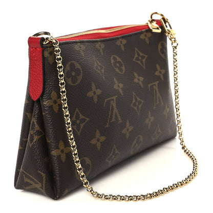 Louis Vuitton Monogram Pallas Clutch Cherry 3 of 11