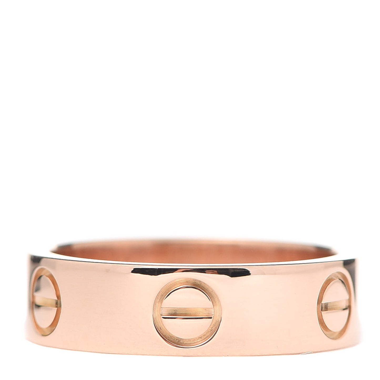 18K Pink Gold 5.5mm LOVE Ring 55 7.25
