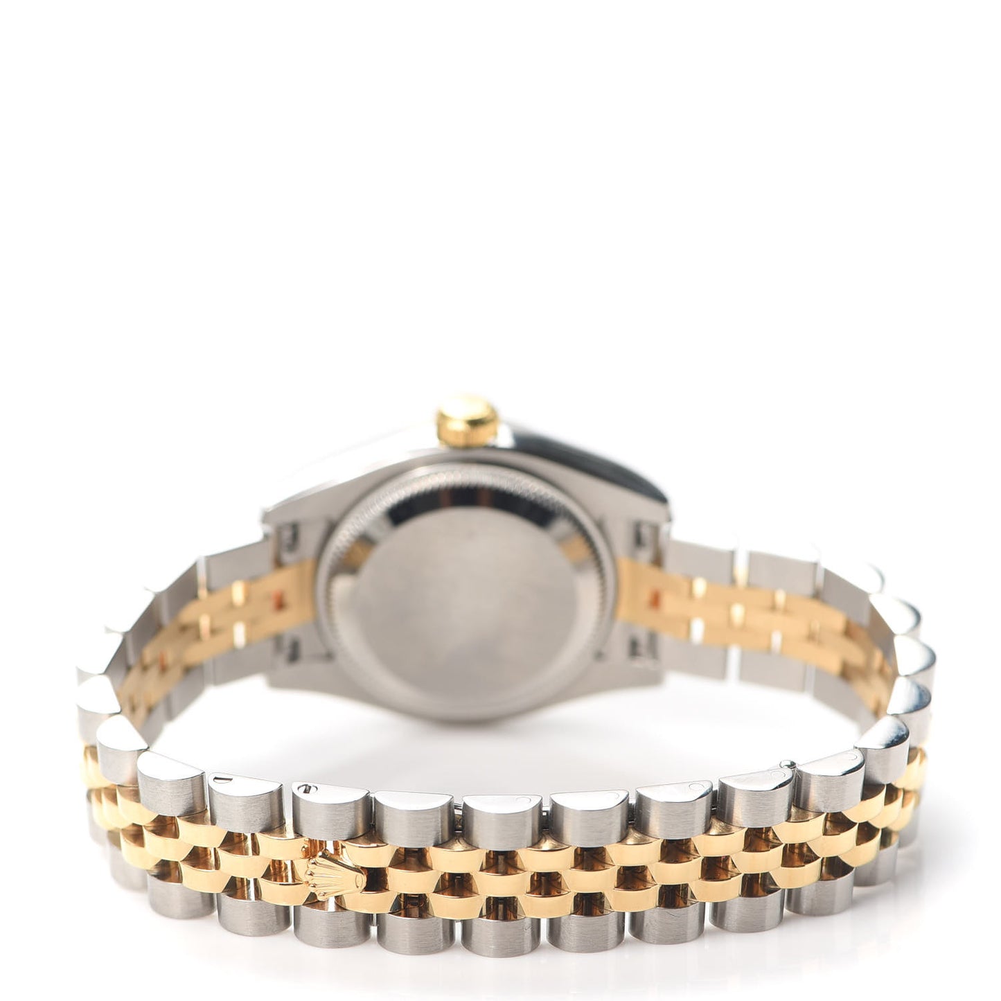 Stainless Steel 18K Yellow Gold Diamond 26mm Oyster Perpetual Datejust Watch Blue 179173