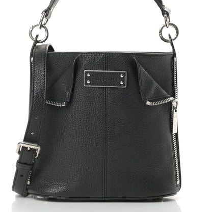 Alexander McQueen Calfskin De Manta Shoulder Bag Black 7 of 10