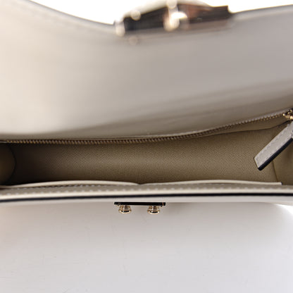 Valentino Garavani Vitello Medium Glam Lock Rockstud Flap Light Ivory 5 of 9