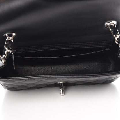 Chanel Lambskin Quilted Mini Rectangular Flap Black 5 of 8
