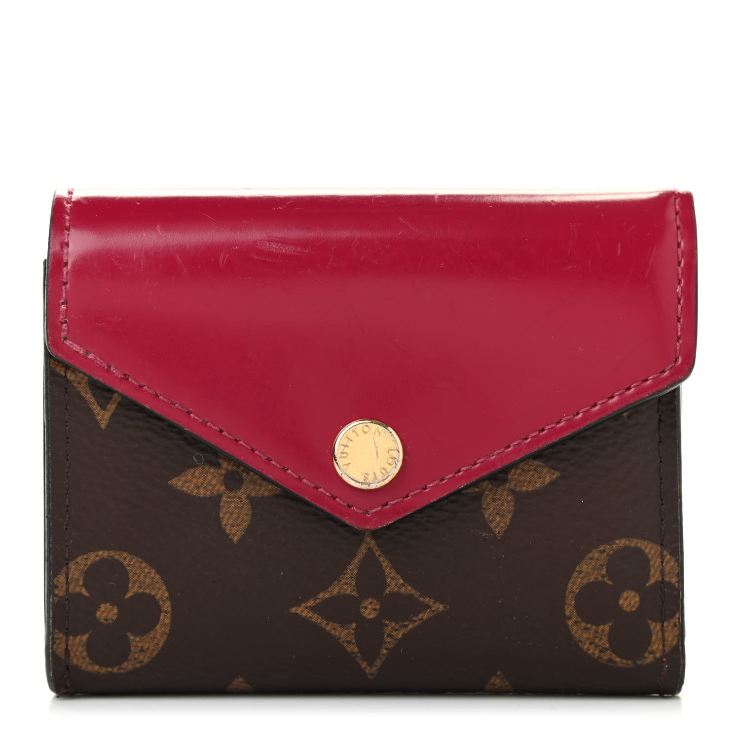 Louis Vuitton Monogram Zoe Wallet Fuchsia 1 of 9