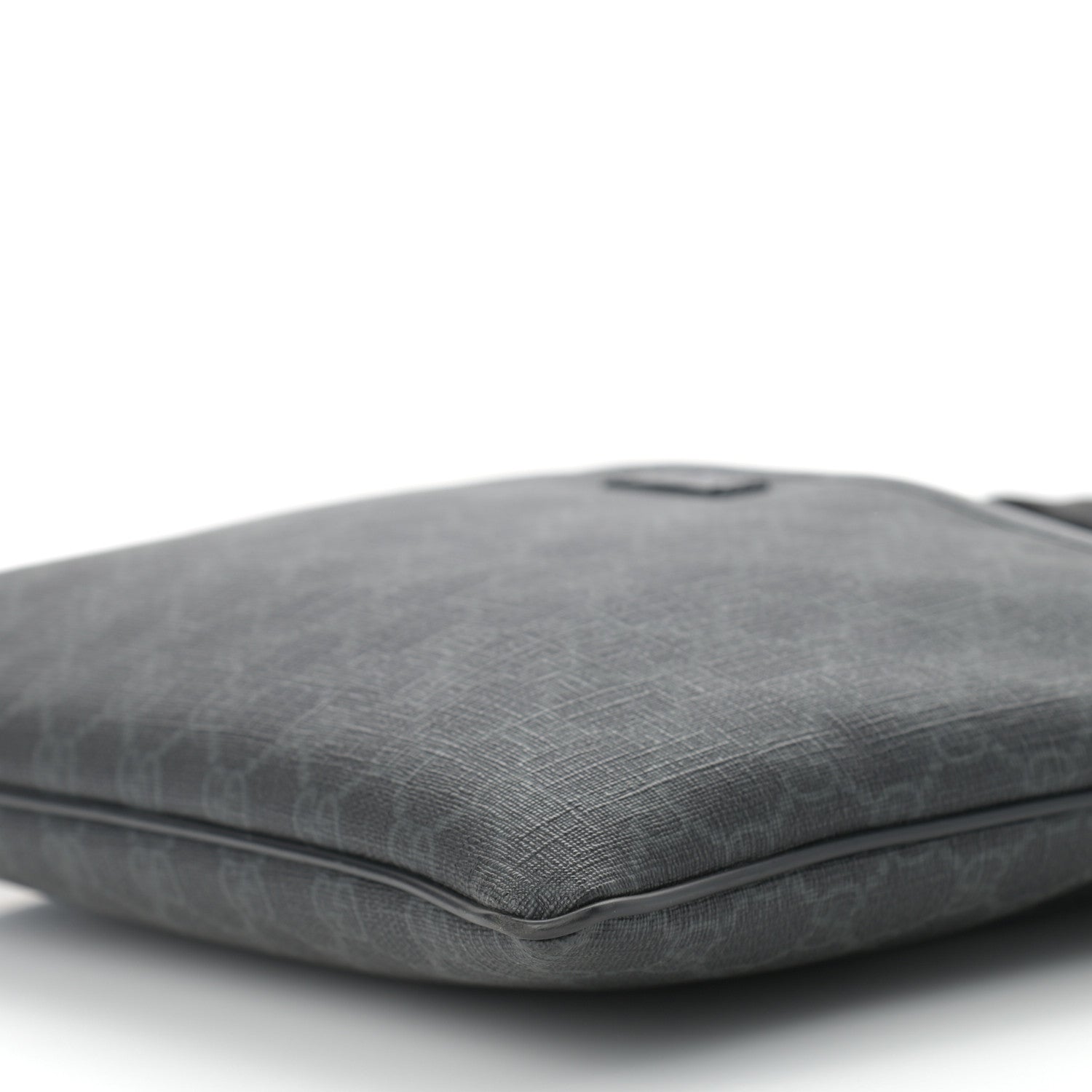 Gucci GG Plus Monogram Medium Flat Messenger Bag Black 10 of 10