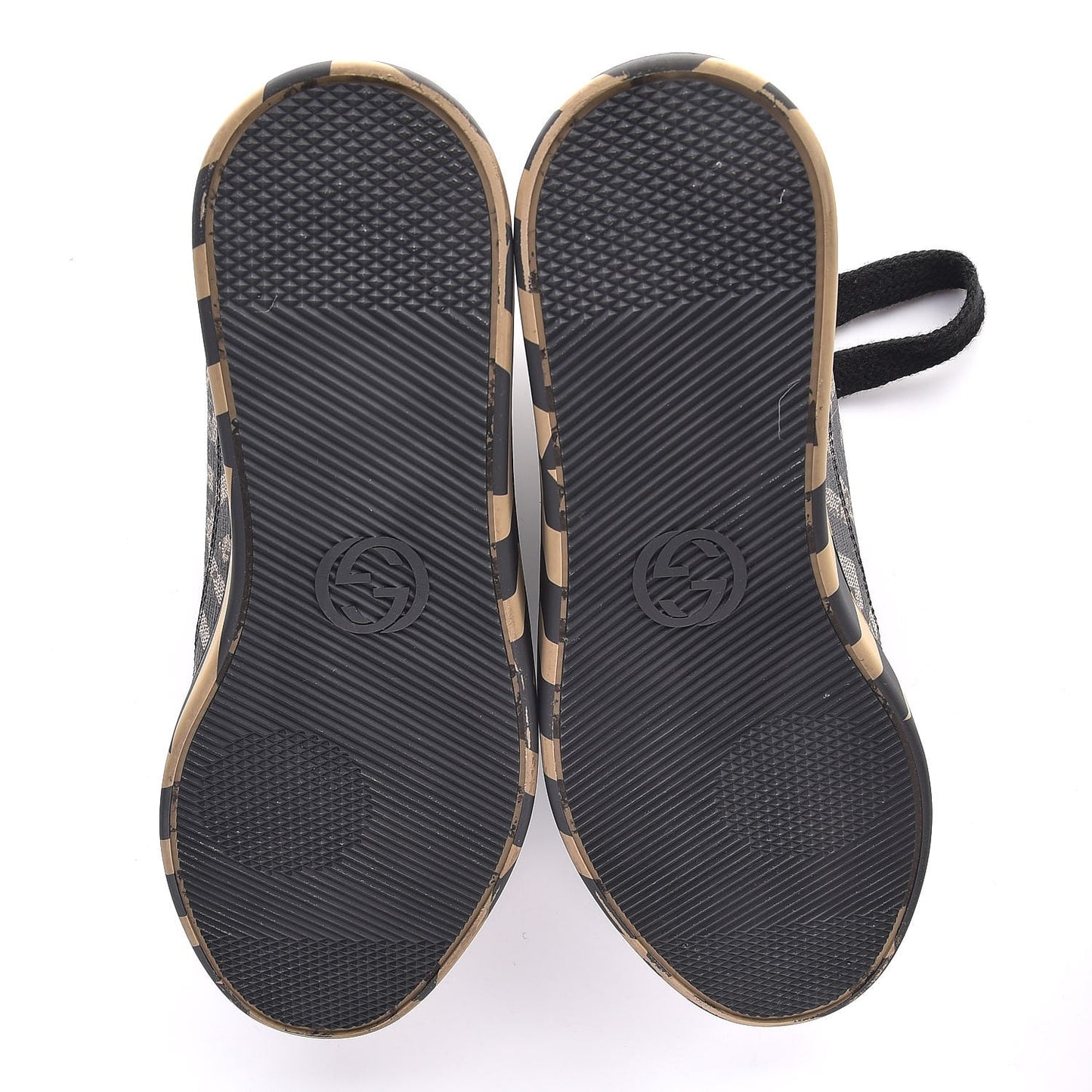 GG Supreme Monogram Caleido Mens Low Top Sneakers 7.5 Black