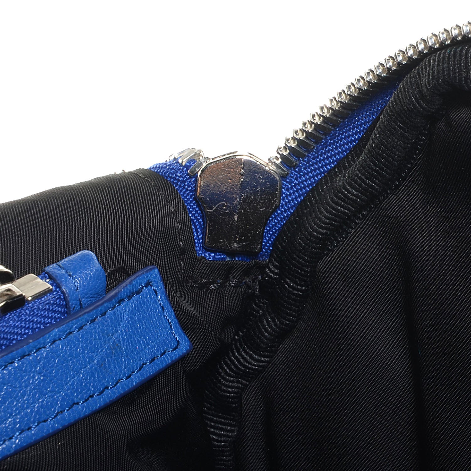 Alexander Wang Pebbled Lambskin Rockie Royal w Silver Hardware 7 of 8