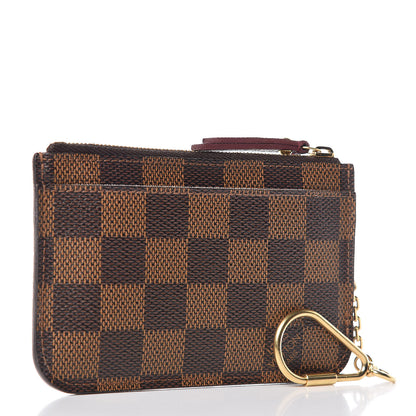 Louis Vuitton Damier Ebene Scribe Affiche Key Pouch 3 of 7