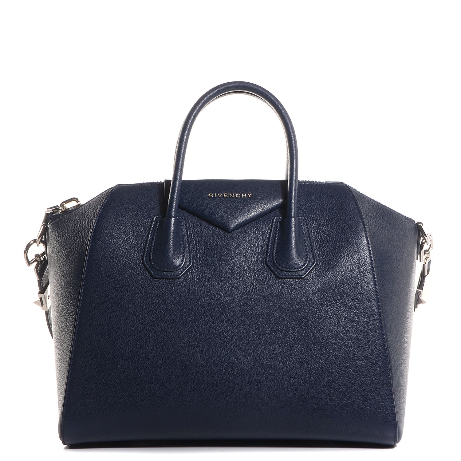 Givenchy Sugar Goatskin Medium Antigona Midnight Blue 1 of 9