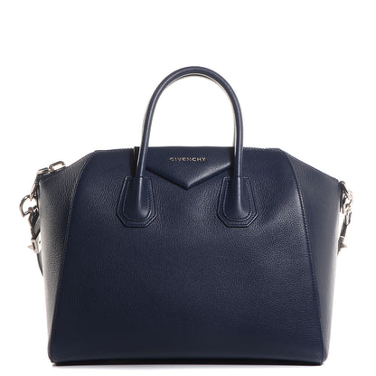 Givenchy Sugar Goatskin Medium Antigona Midnight Blue 1 of 9