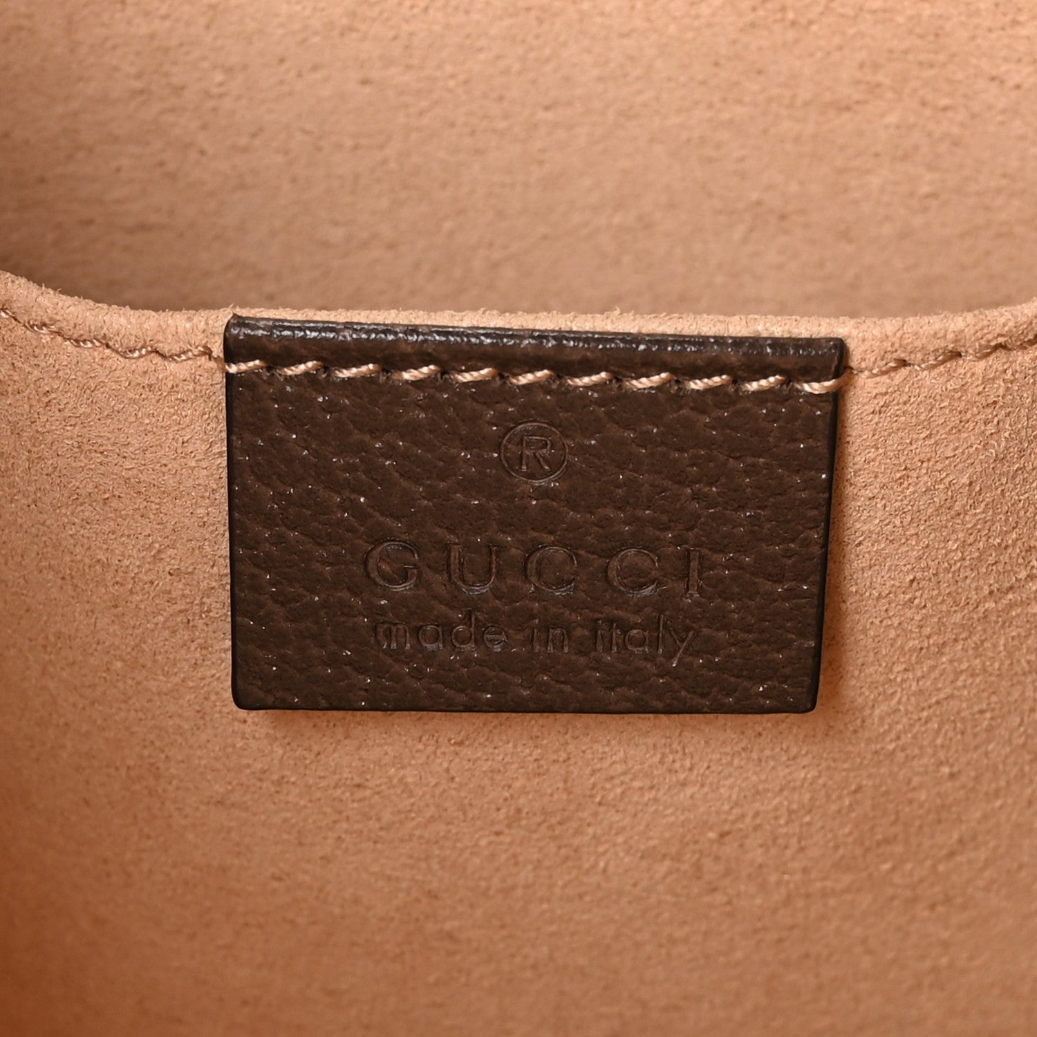Gucci GG Supreme Monogram Web Ophidia Pouch Brown 6 of 10