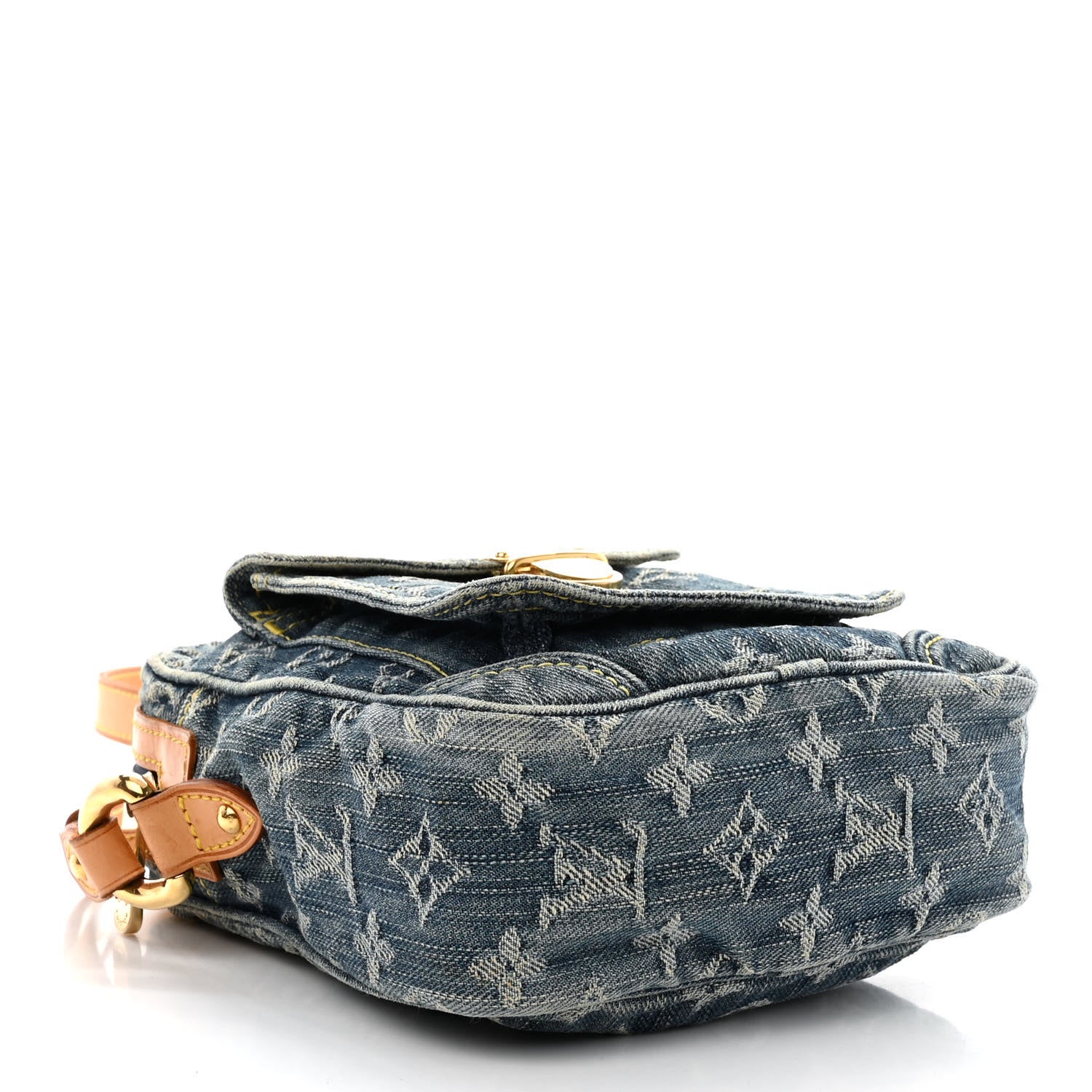 Louis Vuitton Denim Camera Bag Blue 4 of 13