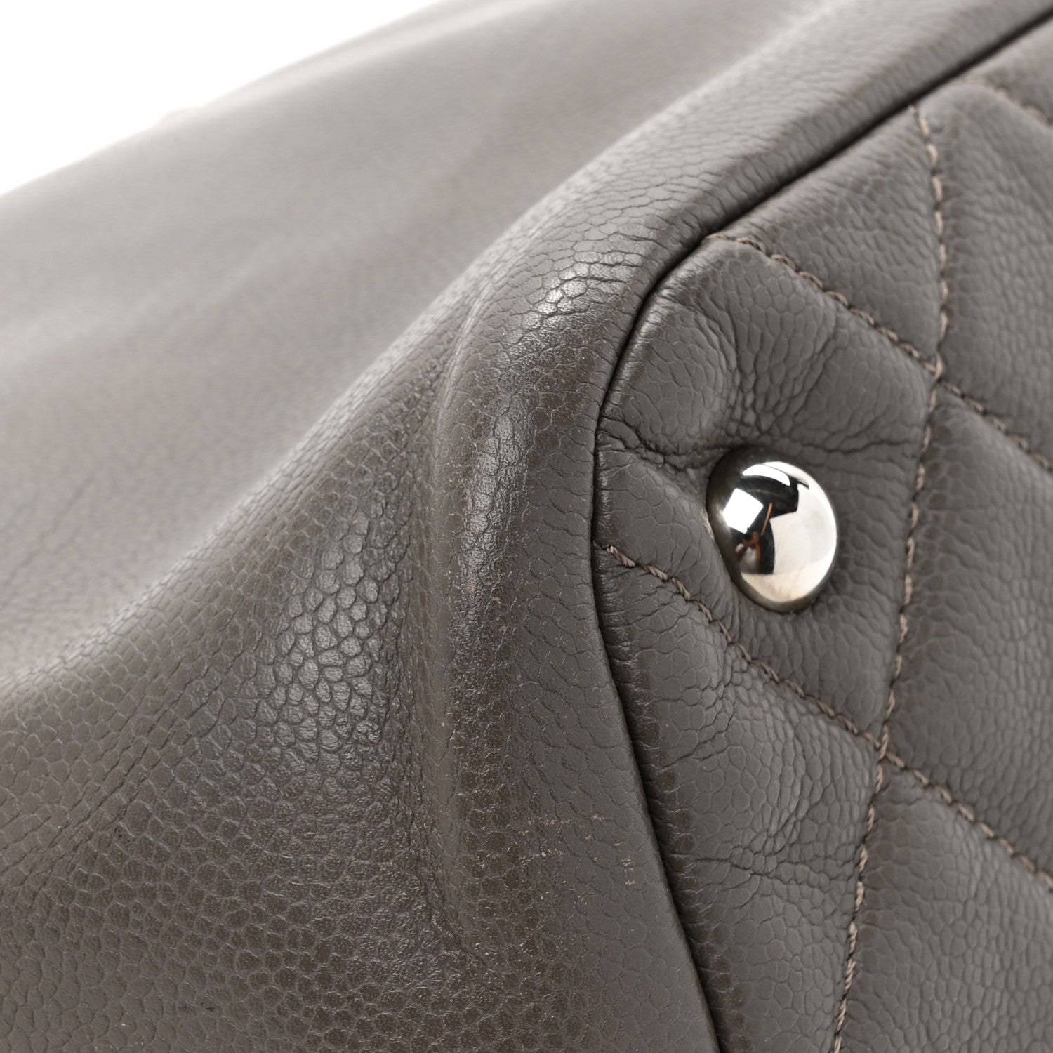 Chanel Caviar Timeless CC Soft Tote Dark Grey 17 of 18