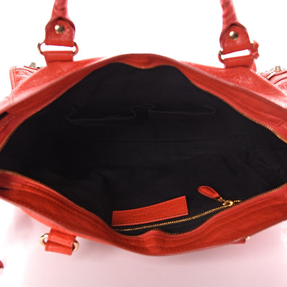 Balenciaga Agneau Giant 12 Gold Hardware City Rouge Coquelicot Rouge Braise 5 of 11