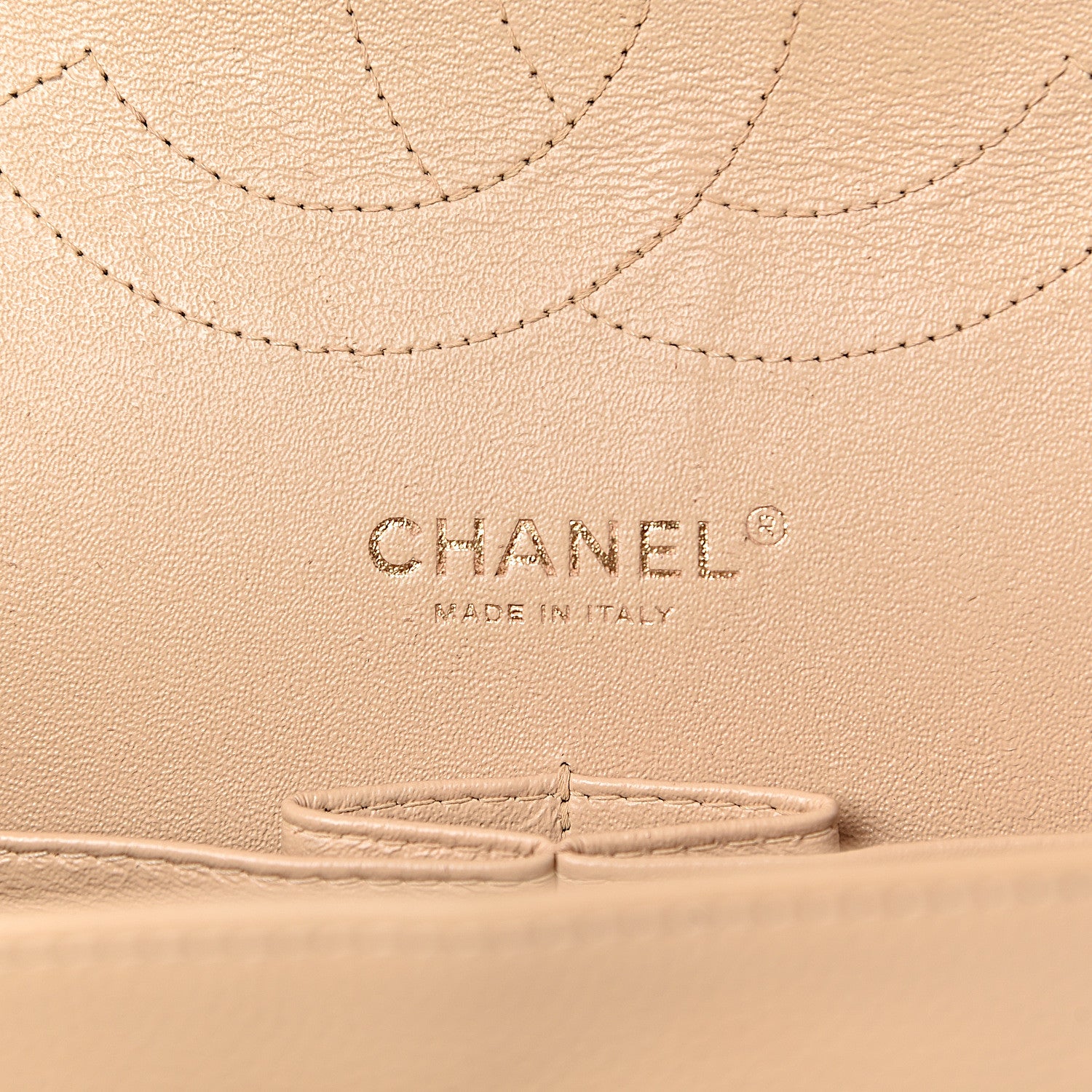 Chanel Caviar Quilted Jumbo Double Flap Beige Clair 6 of 13