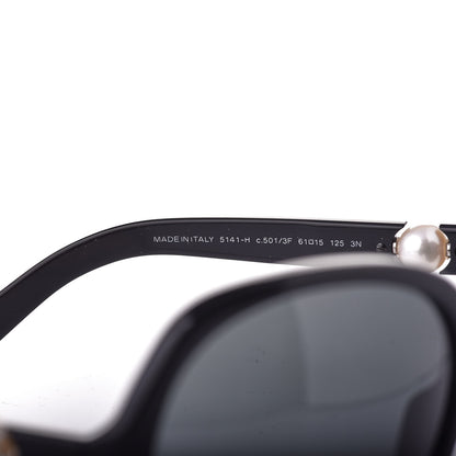 Chanel Pearl Sunglasses 5141-H Black 6 of 8