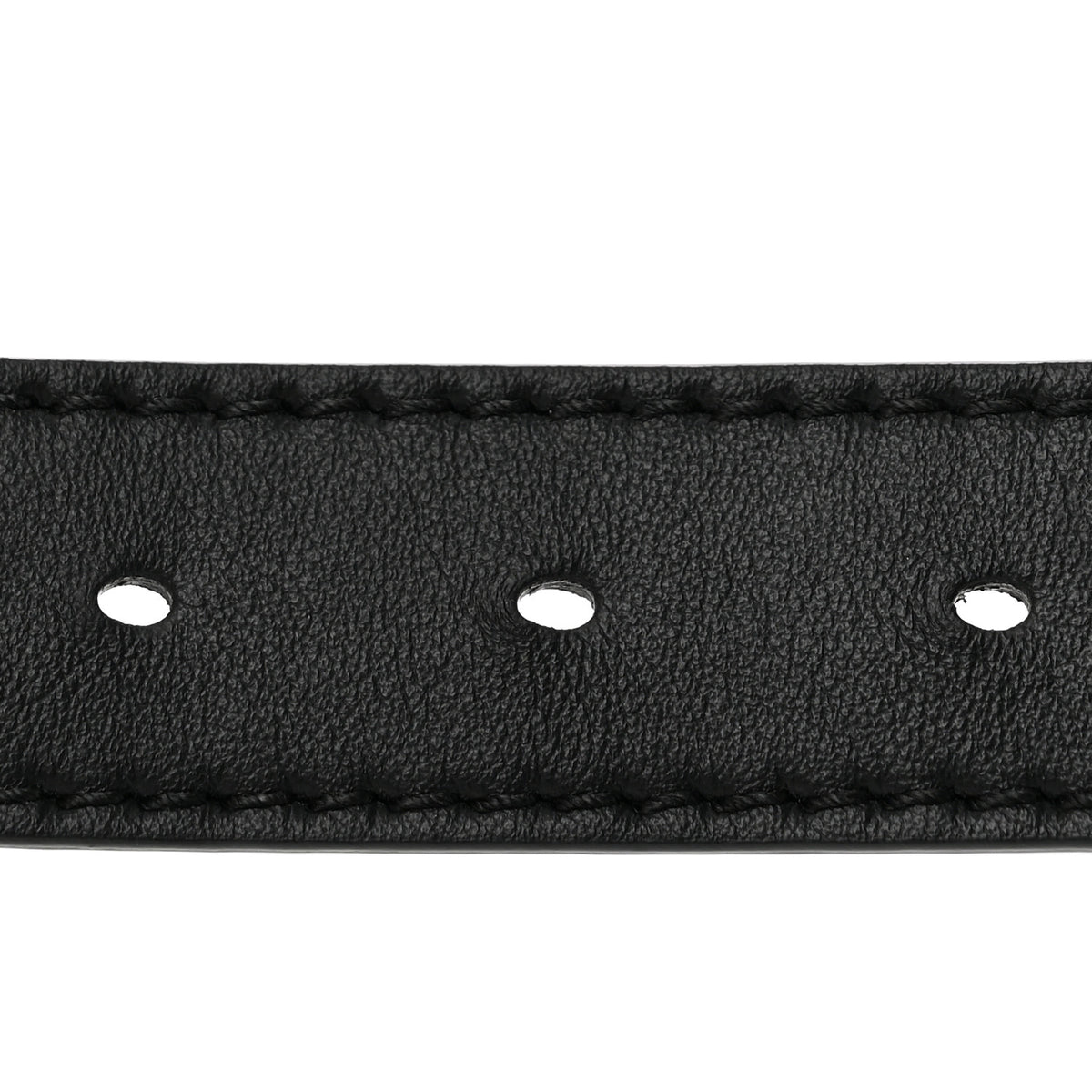 Calfskin D Fence Belt 75 30 Black