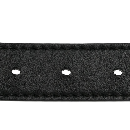 Christian Dior Calfskin D Fence Belt 75 30 Black 3 of 8