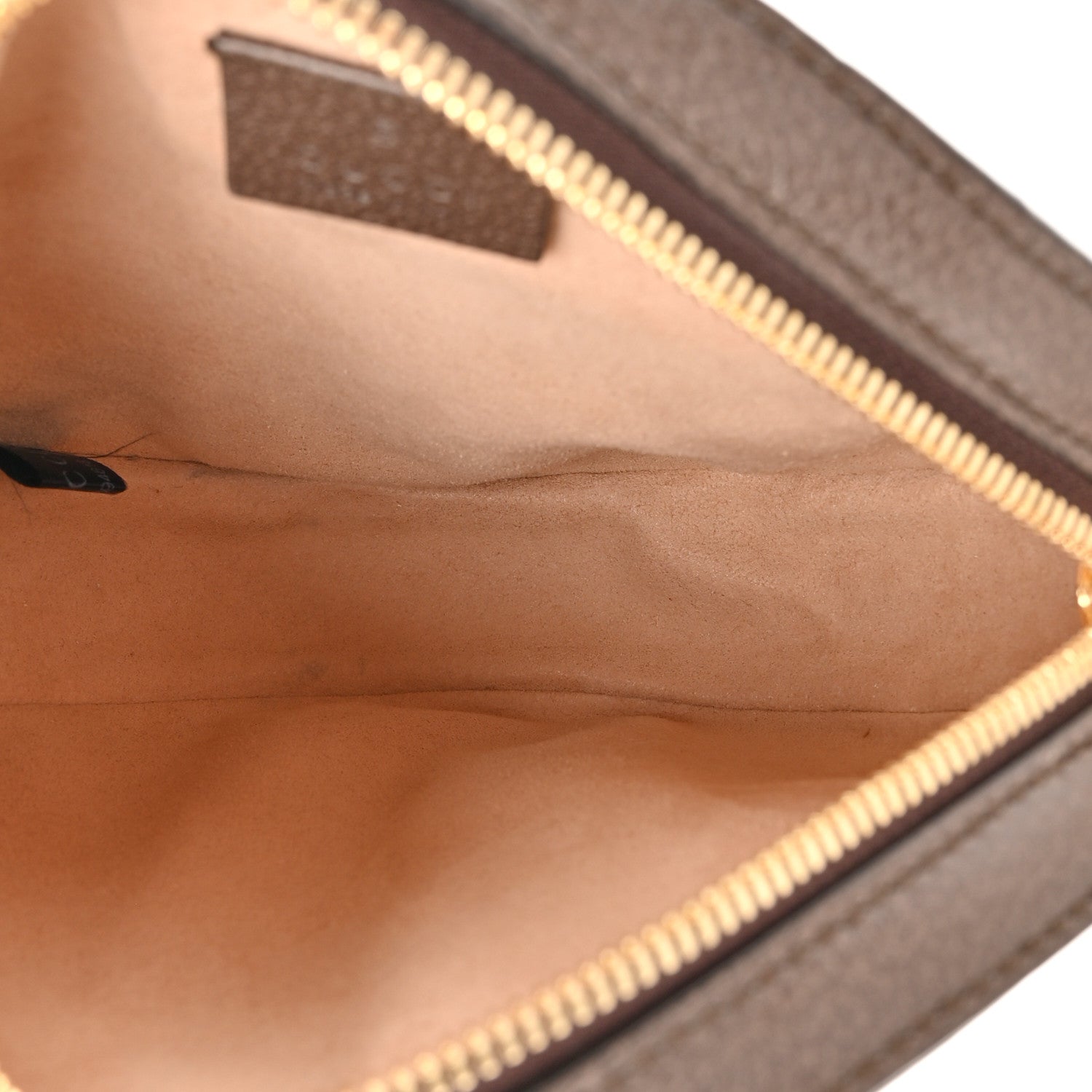 Gucci GG Supreme Monogram Web Mini Ophidia Round Shoulder Bag Brown 5 of 12