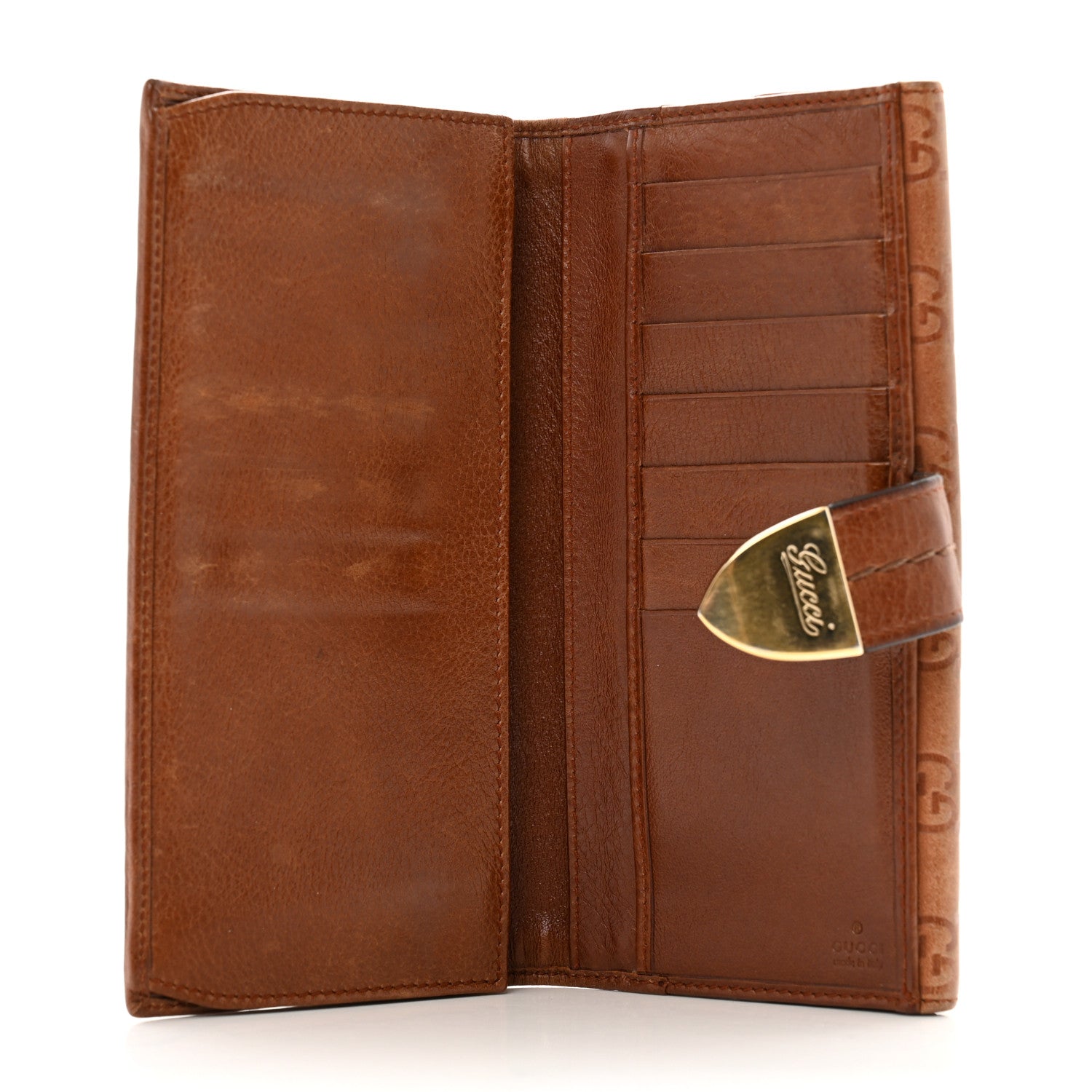 Gucci Guccissima Signoria Continental Wallet Brown 5 of 11